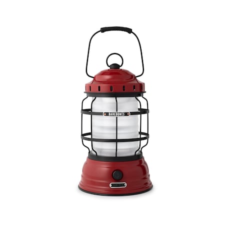 Barebones Living Barebones Bronze Forest Lantern - Vintage, Rechargeable, Adjustable Brightness Red LIV-262